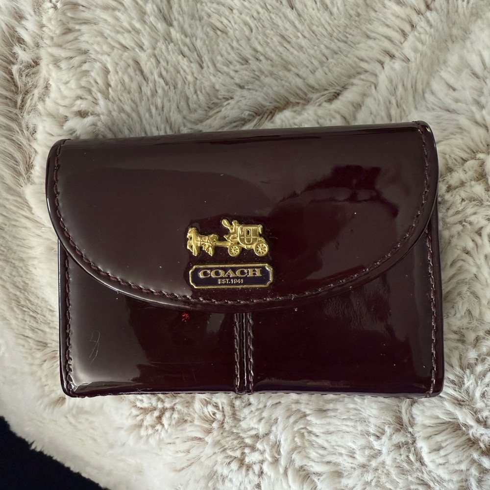Coach Madison Patent Leather Wallet